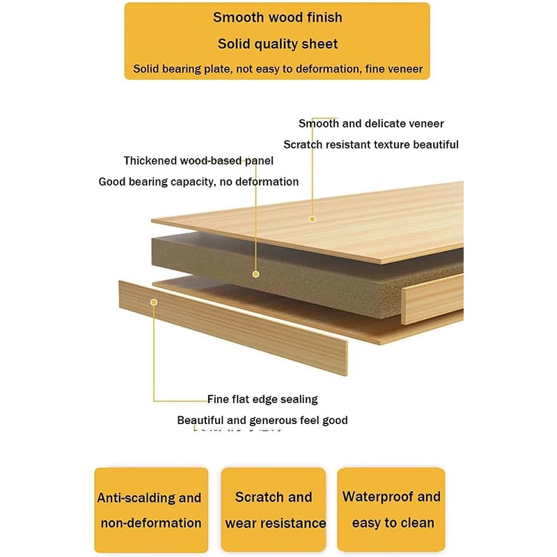 TimberNest Two-Level Nightstand