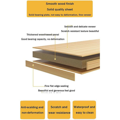 TimberNest Two-Level Nightstand