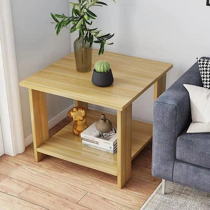 TimberNest Two-Level Nightstand